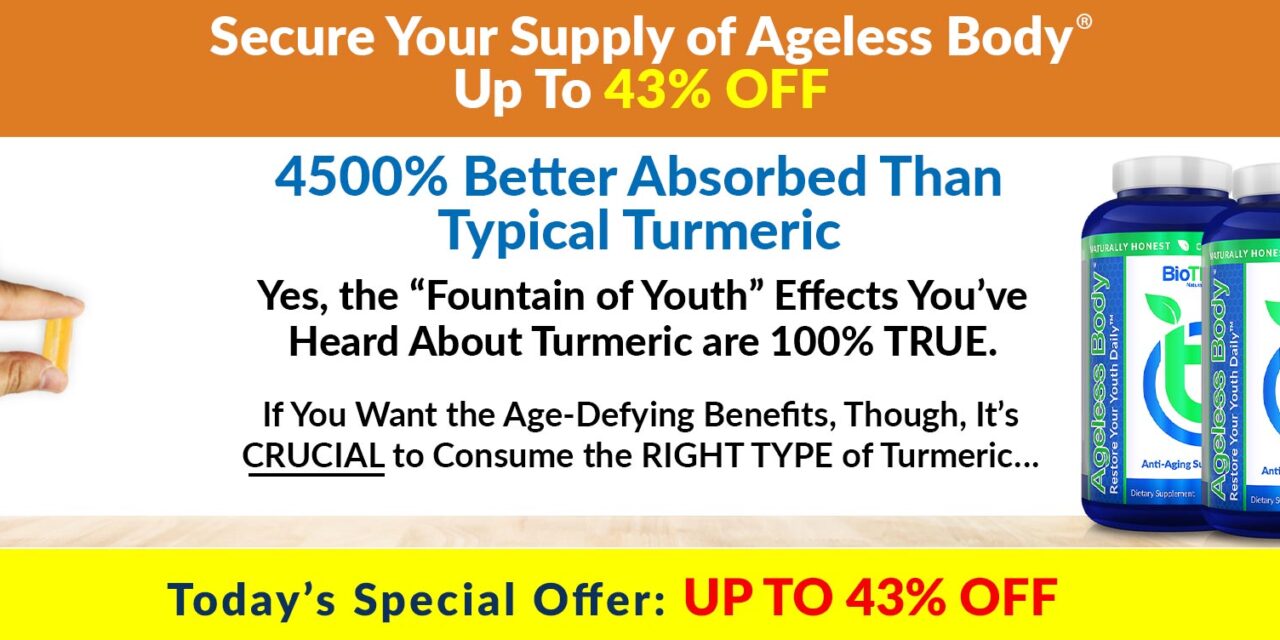 Ageless Body by BioTrust – 6-in-1 Anti-Aging Supplement for Youthful Vitality